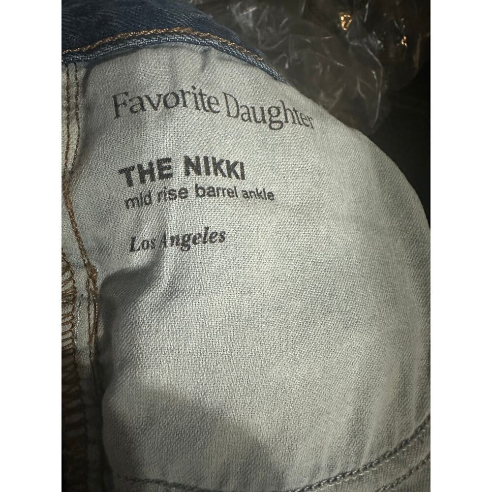 Favorite Daughter THE NIKKI MID RISE BARREL Size 26 - Picture 7 of 8